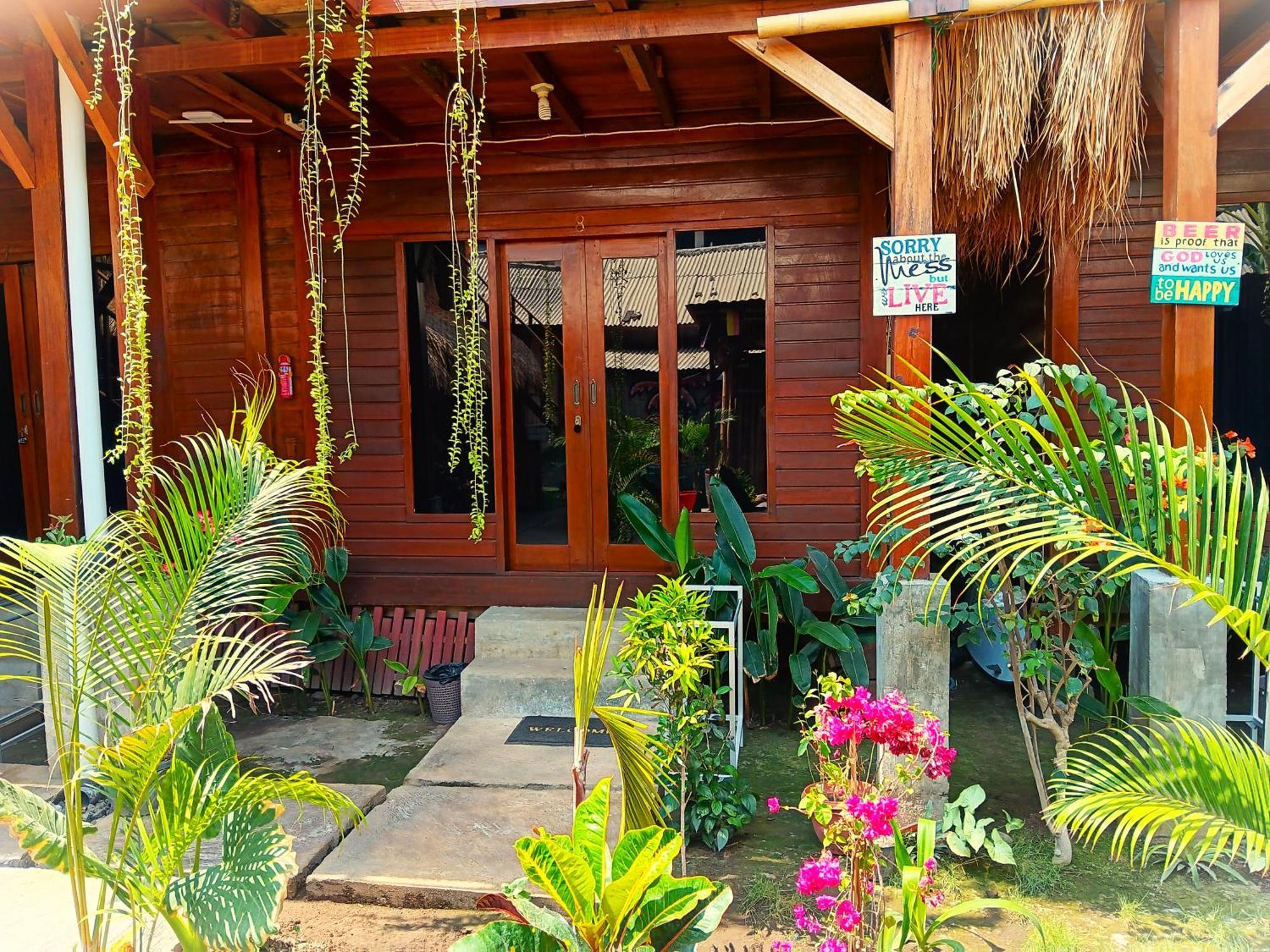 Good Vibes Bungalows Gili Trawangan Eksteriør bilde