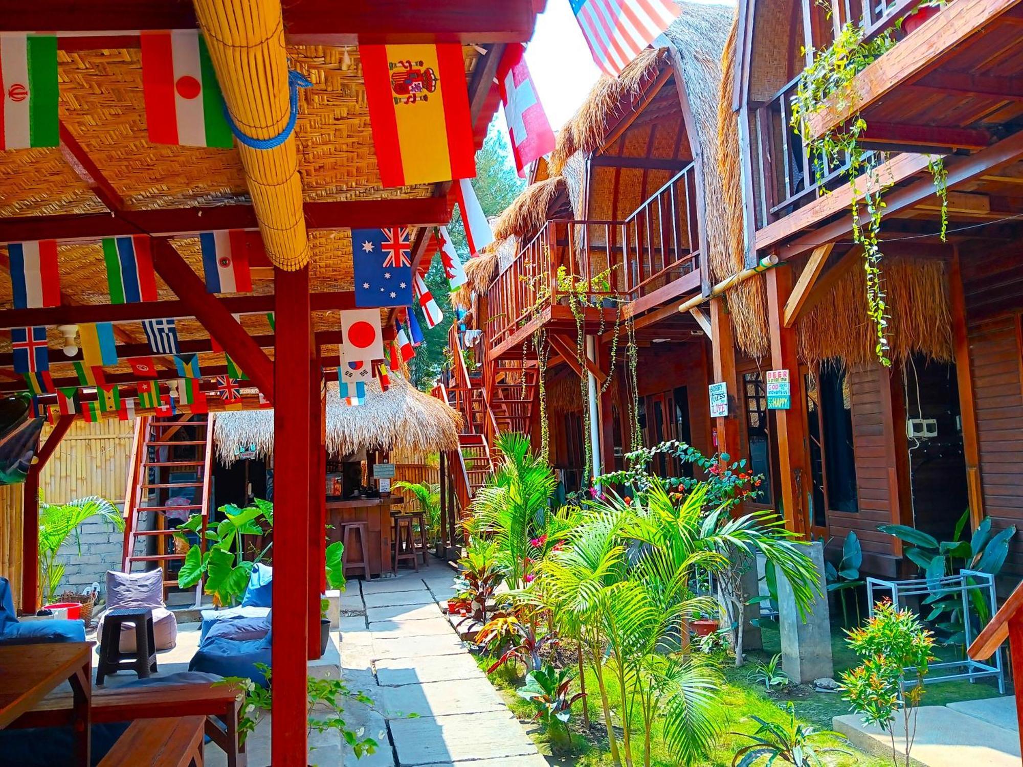 Good Vibes Bungalows Gili Trawangan Eksteriør bilde